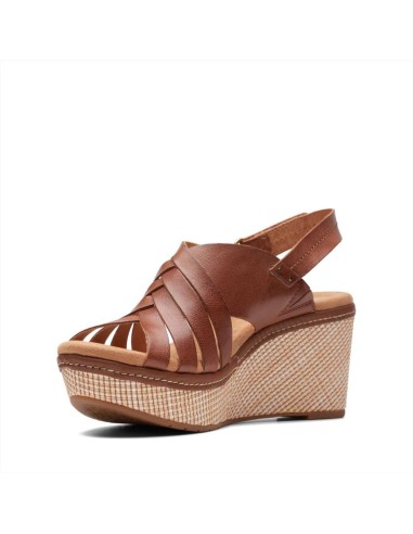 Clarks Elleri Grace sandalo da donna con zeppa