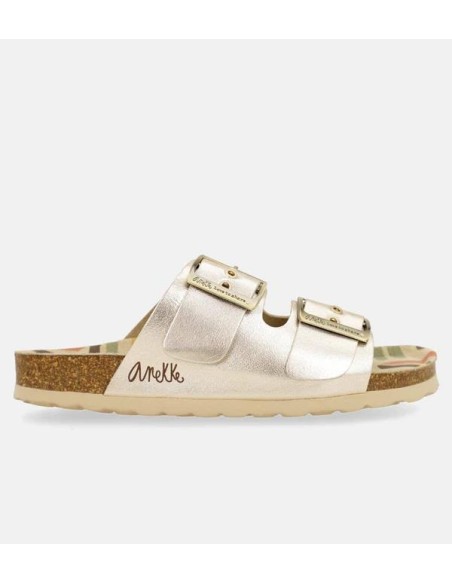Anekke Kene sandalo bio gold da donna