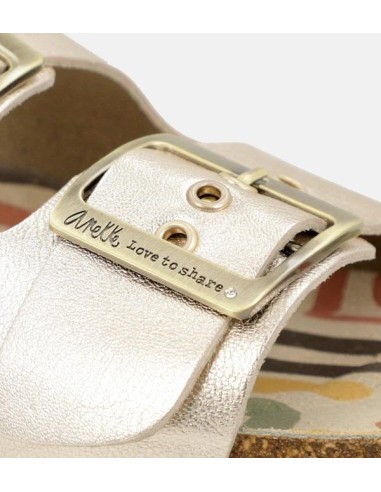 Anekke Kene sandalo bio gold da donna