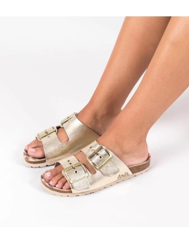 Anekke Kene sandalo bio gold da donna