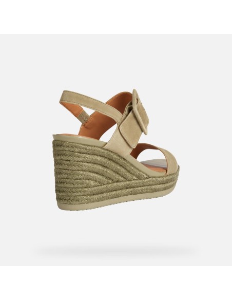 Geox Ponza sandalo donna con zeppa alta