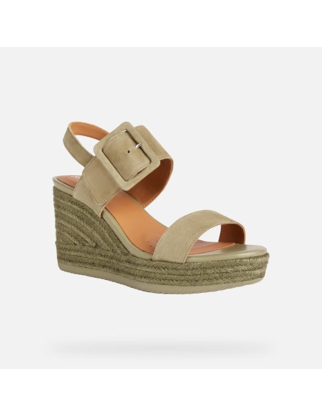 Geox Ponza sandalo donna con zeppa alta