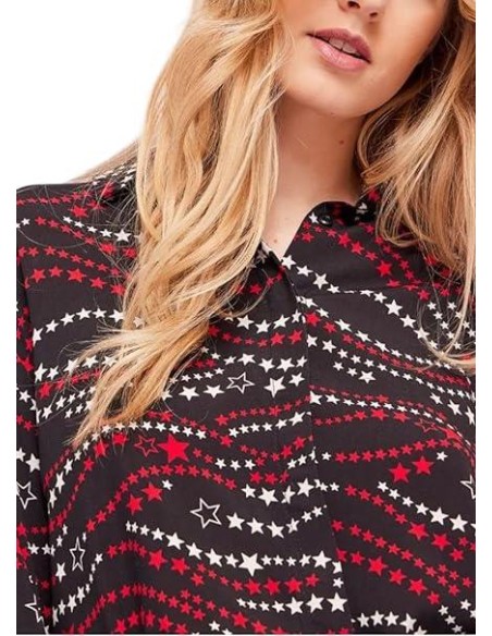 Gaudi Camicia da donna manica lunga stampata