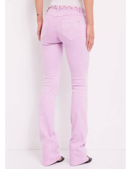 Gaudi pantalone bootcut con cintura da donna