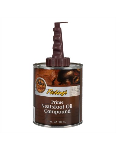 Fiebings olio cuoio Prime neatsfoot oil  compund 946 ml con applicator