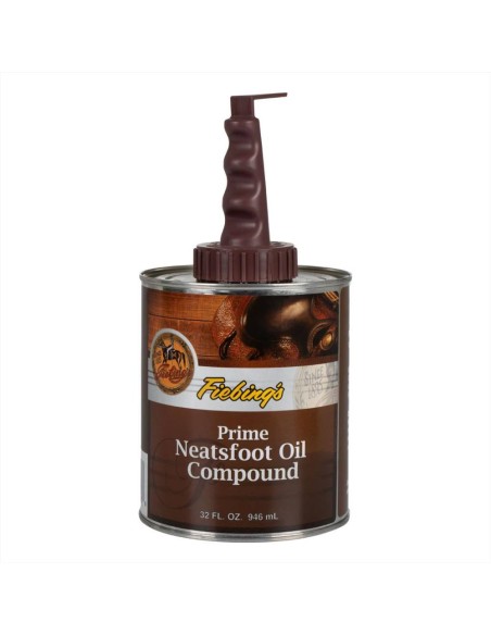 Fiebings olio cuoio Prime neatsfoot oil  compund 946 ml con applicator