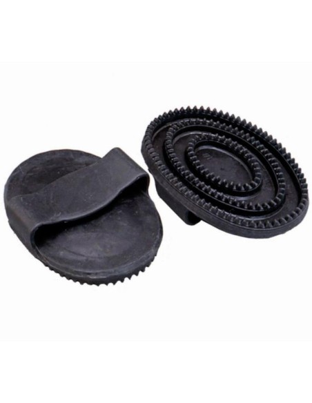 Tattini striglia in gomma morbida con impugnatura