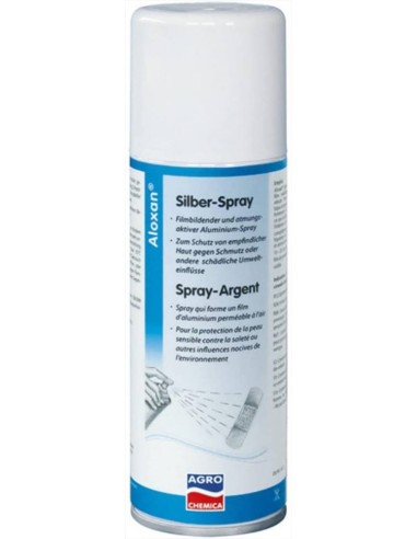 Aloxan ® Silver.  Spray cicatrizzante all'alluminio, 200 ml