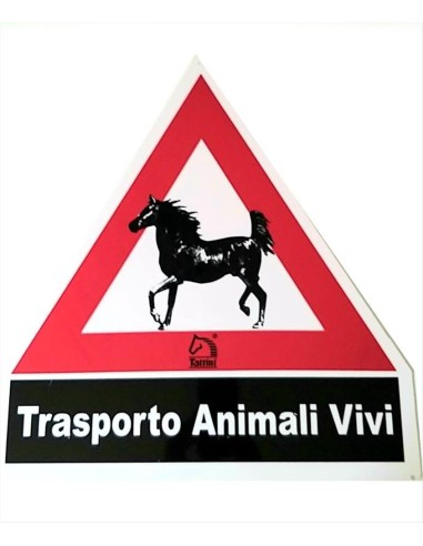 Tattini cartello trasporto animali vivi