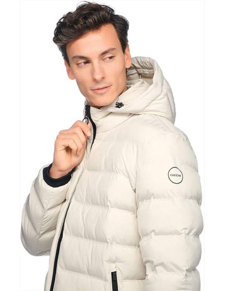 Geox Spherica giubbotto piumino da uomo con cappuccio