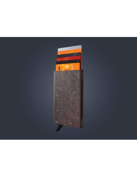Pularys Custodia per carte di credito ZEN RFID - TOPO-GRAPHIC