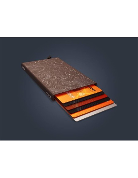 Pularys Custodia per carte di credito ZEN RFID - TOPO-GRAPHIC