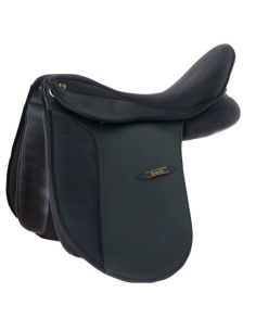 Daslo sella da dressage in pelle sintetica con archetto intercambiabil 2