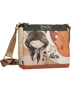 Anekke Alma borsa bandoliera tre scomparti con tracolla