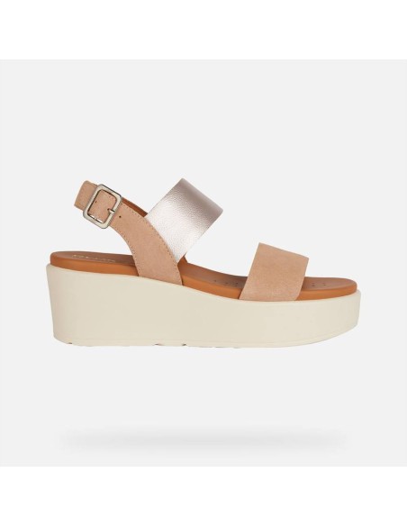 Geox scarpa sandalo zeppa da donna