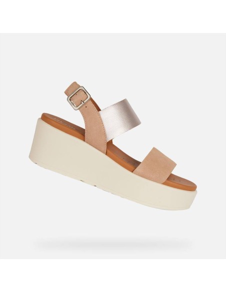 Geox scarpa sandalo zeppa da donna