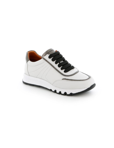 Grünland sneakers da donna allacciate in pelle