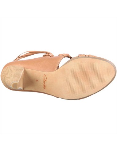 Clarks Thai Run sandalo da donna in pelle con tacco