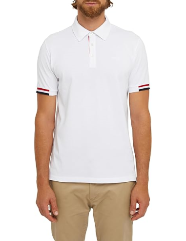 Geox polo da uomo manica corta in cotone piquet