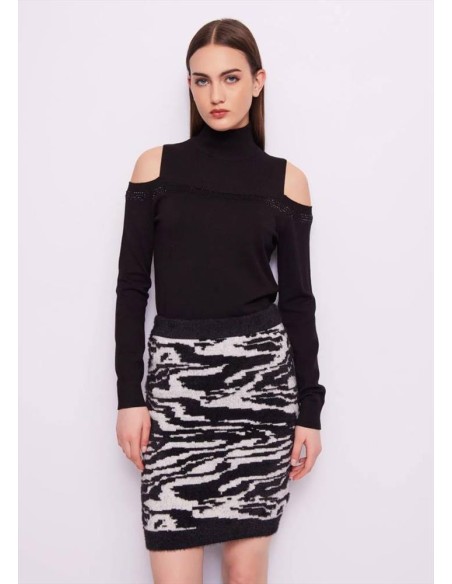 Gaudi maglia collo alto manica lunga