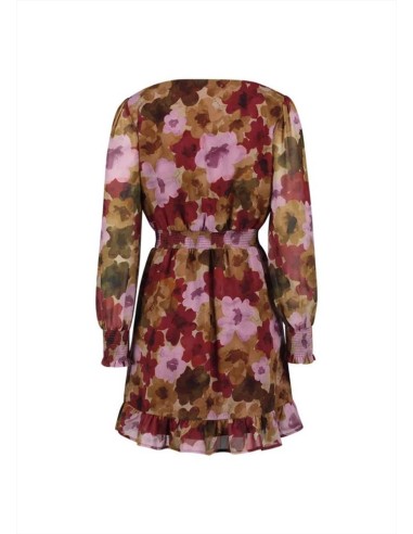 Gaudi abito in georgette stampa floreale