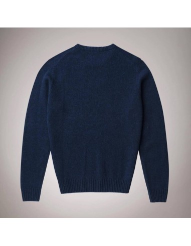 MCS maglione da uomo in lana girocollo