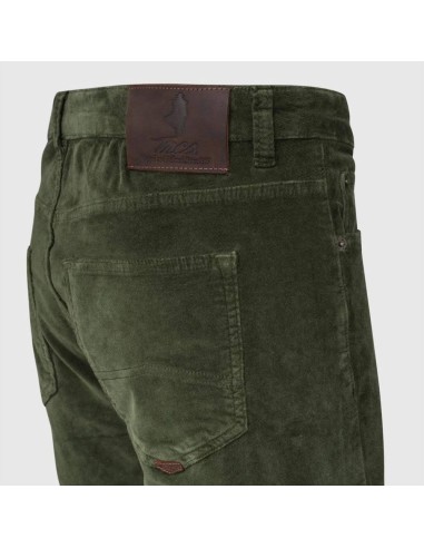 MCS pantalone da uomo cinque tasche in fustagno stretch