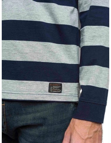 MCS polo uomo manica lunga a righe