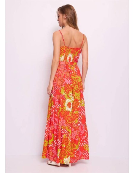 Gaudi abito da donna lunga con spalline