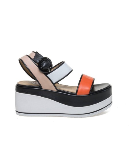 Janet Sport sandalo paltform donna in pelle