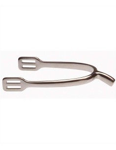 Umbria Equitazione speroni inglesi da donna in acciaio inox a tronchet