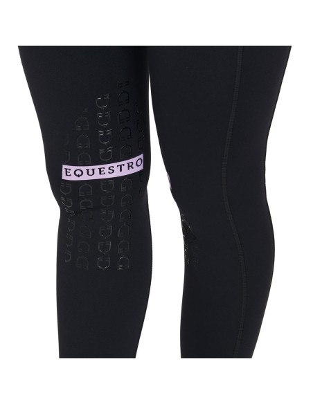 Amahorse Leggins donna slim fit light tessuto elasticizzato