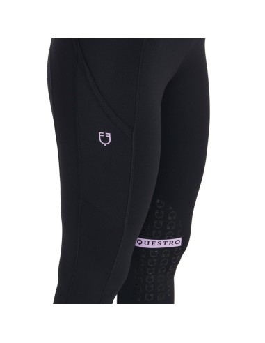 Amahorse Leggins donna slim fit light tessuto elasticizzato