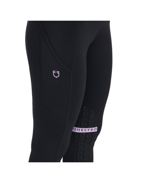 Amahorse Leggins donna slim fit light tessuto elasticizzato