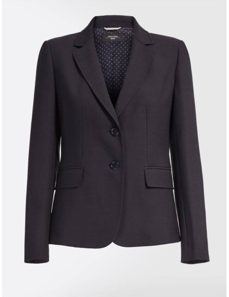 Max Mara Weekend Danza blazer in misto lana, decorato con impunture a 