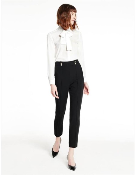 Emme Marella Farad pantalone slim stretch a vita alta