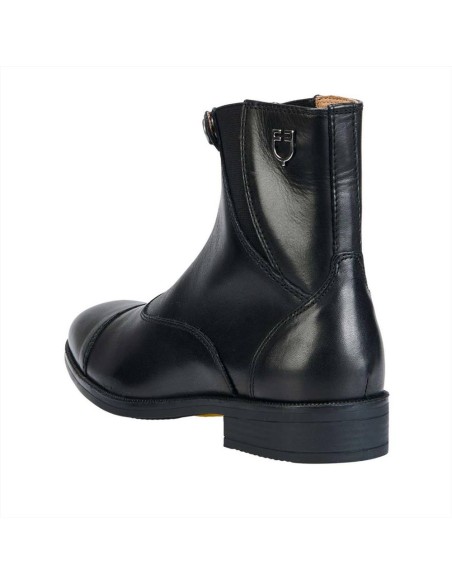 AmaHorse Stivaletto Jodhpur in pelle con zip frontale
