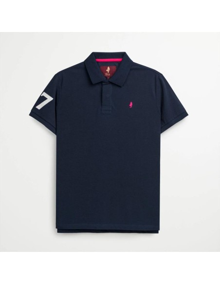 MCS polo da uomo in piquet stretch