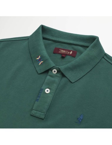 MCS polo da uomo in piquet stretch