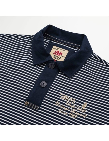 MCS polo da uomo in piquet stretch