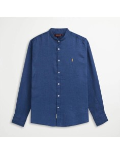 MCS camicia da uomo in cotone manica lunga