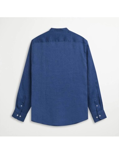 MCS camicia da uomo in cotone manica lunga