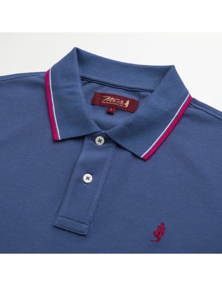 MCS polo da uomo in piquet stretch