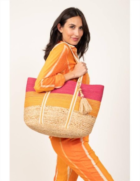 Terre Rouge borsa grande impagliata 50x30