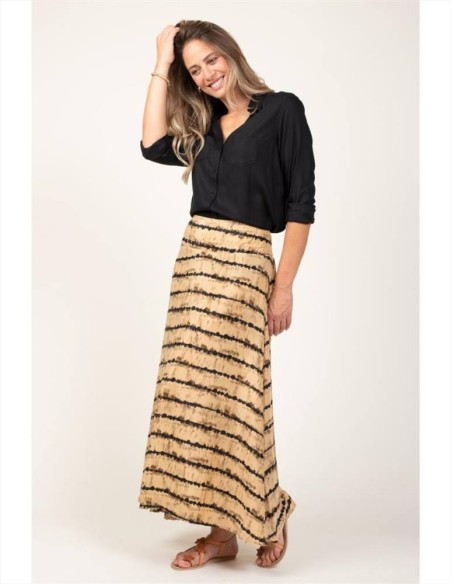 Terre Rouge gonna lunga da donna stampata