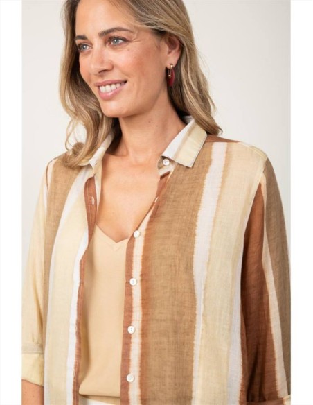 Terre Rouge camicia da donna in cotone