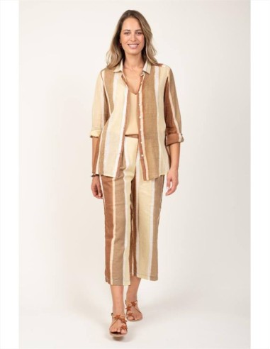 Terre Rouge camicia da donna in cotone