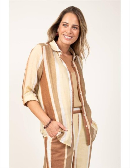 Terre Rouge camicia da donna in cotone