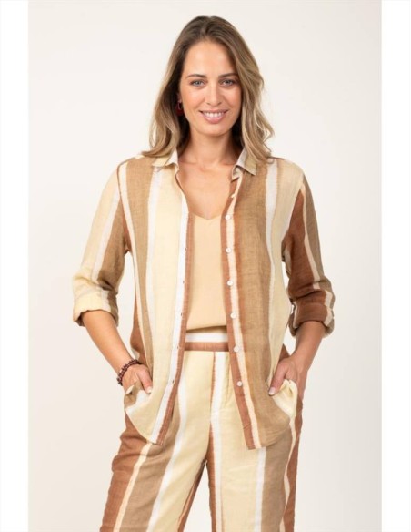 Terre Rouge camicia da donna in cotone