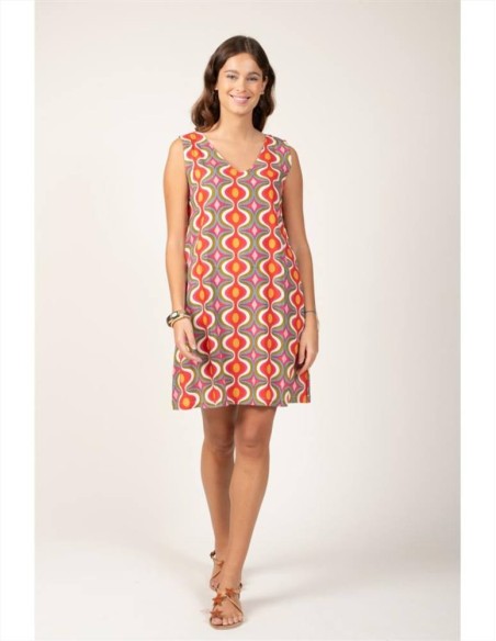 Terre Rouge abito da donna smanicato